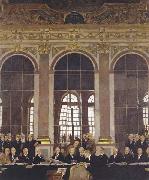 Sir William Orpen The Signing of Peace in the Hall of Mirrors,Versailles Germany oil painting reproduction